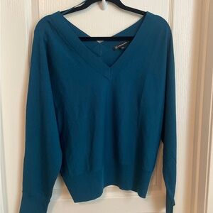 V-Neck Teal Sweater by INC